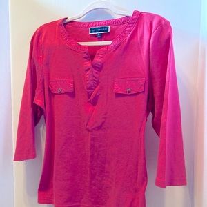 Karen Scott Pink Top